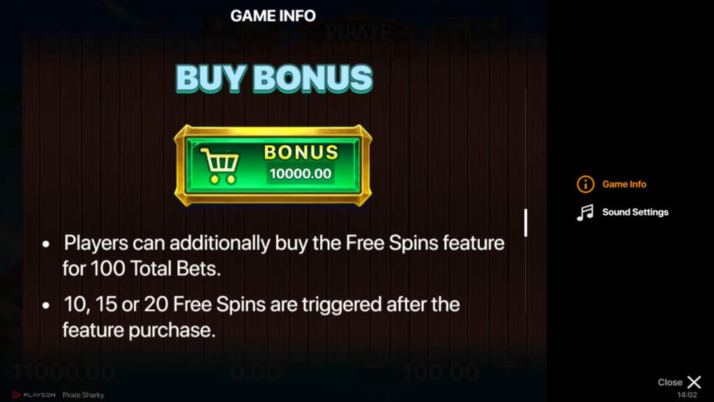 Pirate Sharky Slot Buy Bonus